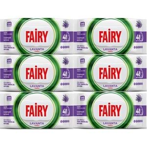 Fairy Yüzey Temizlik Havlusu 100 Yaprak Lavanta Yağlı - Beyaz Sirke - Karbonat (6 Lı Set) 600 Yaprak