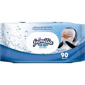 Familia Islak Havlu Mendil 90 Yaprak Karma 24 Lü Set (Lavanta-Mineral-Yeşilin Tazeliği) 2160 Yaprak