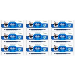 Familia Yüzey Temizlik Havlusu 96 Yaprak Maxi Hijyen Kabartma Doku Plastik Kapaklı 9 Lu Set 864 Yprk