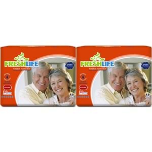 FreshLife Yetişkin Hasta Bezi Bel Bantlı L - Large - Büyük 60 Adet (2PK*30)