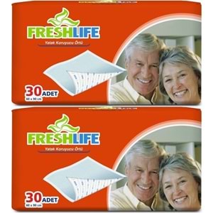 FreshLife Hasta Yatak Koruyucu 60*90CM 60 Adet (2PK*30)