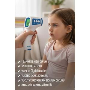 Getwell (Avantaj Pk 1) Ateş Ölçer Kızıl Ötesi Alından - Temassız / Mesh Nebulizatör Şarjlı