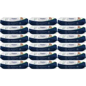 Giggles Yetişkin Vücut Temizleme Islak Mendil Havlu 900 Yaprak XL (Beyaz Sabun Kokulu) (18PK*50)