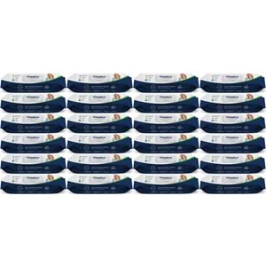 Giggles Yetişkin Vücut Temizleme Islak Mendil Havlu 1200 Yaprak XL (Beyaz Sabun Kokulu) (24PK*50)