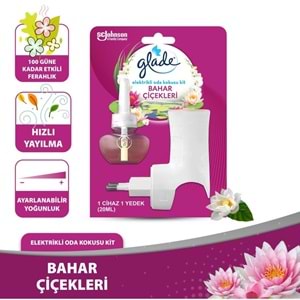 Glade Elektrikli Oda Kokusu Kit Bahar Çiçekleri (6 Lı Set)