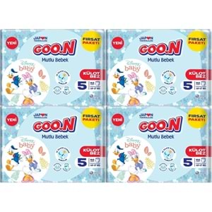 Goon Mutlu Bebek Külot Bebek Bezi Beden:5 (12-17KG) Junior 248 Adet Avantaj Fırsat Pk