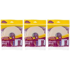 GreenLeaves Süngerli Pencere Bandı 5 Metre (3 Lü Set)