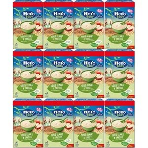 Hero Baby Kaşık Maması 250GR Sütlü Meyveli 8 Tahıllı (Avantaj Pk) (12 Li Set)