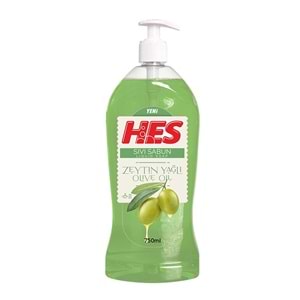 HES Sıvı Sabun 750ML Zeyin Yağlı (Pompalı) (12 Li Set)