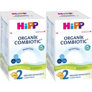 Hipp Organik Combiotic Bebek Devam Sütü 800GR No:2 (6. Aydan İtibaren) (2 Li Set)