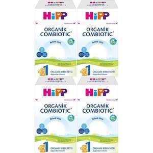 Hipp Organik Combiotic Bebek Sütü 800GR No:1 (0-6 Ay) (4 Lü Set)
