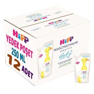 Hipp Babysanft Bebek/Çoçuk El Yıkama Köpüğü 250ML (Yedek Poşet) (12 Li Set)