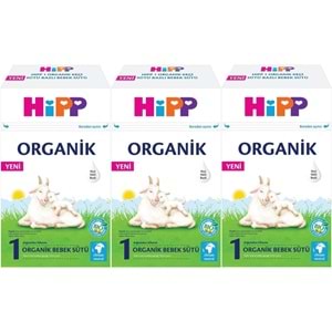 Hipp Organik Keçi Sütü Bazlı Devam Sütü 400GR No:1 (0-6 Ay) (3 Lü Set)