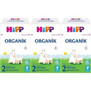 Hipp Organik Keçi Sütü Bazlı Devam Sütü 400GR No:2 (6.Aydan İtibaren) (3 Lü Set)