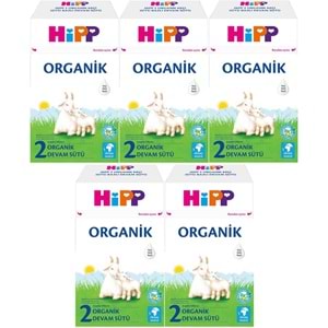 Hipp Organik Keçi Sütü Bazlı Devam Sütü 400GR No:2 (6.Aydan İtibaren) (5 Li Set)