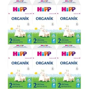Hipp Organik Keçi Sütü Bazlı Devam Sütü 400GR No:2 (6.Aydan İtibaren) (6 Lı Set)