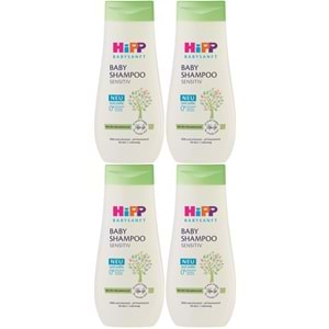 Hipp Babysanft Bebek Şampuanı (Baby Shanmpoo) Sensıtıv 200ML (4 Lü Set)