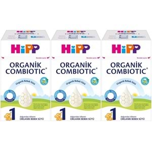Hipp Organik Combiotic Bebek Sütü 600GR No:1 (0-6 Ay) (3 Lü Set)