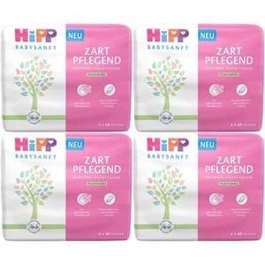 Hipp Baby Sanft Islak Havlu Mendil 48 Yaprak Klasik 12 Li Set (4PK*3) 576 Yaprak