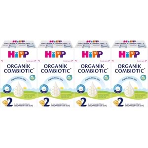 Hipp Organik Combiotic Devam Sütü 600GR No:2 (6-12 Ay) (4 Lü Set)