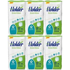 Holder Emici Külot Hasta Bezi Medium Orta 180 Adet (6PK*30)