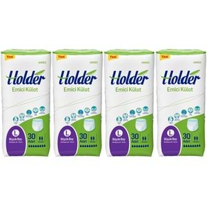 Holder Emici Külot Hasta Bezi Large Büyük 120 Adet (4PK*30)