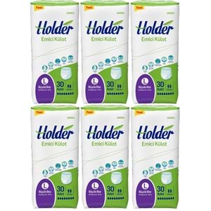 Holder Emici Külot Hasta Bezi Large Büyük 180 Adet (6PK*30)