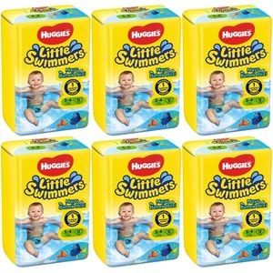 Huggıes Little Swımmers Mayo Bebek Bezi Beden:3-4 (7-15Kg) 72 Adet (6Pk*12)