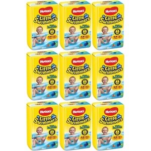 Huggıes Little Swımmers Mayo Bebek Bezi Beden:5-6 (12-18KG) 99 Adet (9PK*11)