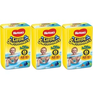 Huggıes Little Swımmers Mayo Bebek Bezi Beden:5-6 (12-18KG) 33 Adet (3PK*11)