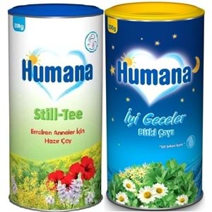 Humana Still Tee Çay 200GR Emziren - İyi Geceler Çayı 200GR (Avantaj Pk Karma 2 Li Set)