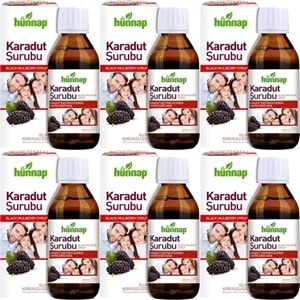 Hünnap Karadut Şurubu 50ML (6 Lı Set)