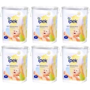 İpek Bebek Temizleme Pamuğu 360 Adet (6Pk*60)