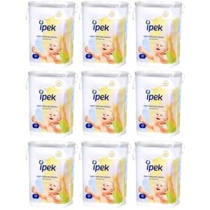 İpek Bebek Temizleme Pamuğu 540 Adet (9Pk*60)