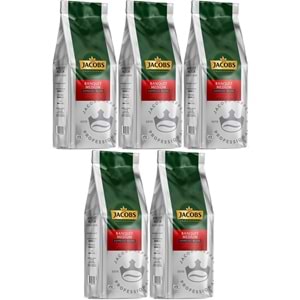 Jacobs Banquet Medium Çekirdek Kahve 1KG (Espresso Beans) (5 Li Set)