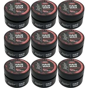 Jagler Süper Wax 150ML Extra Strong hold - Ekstra Güçlü Tutuş (9 Lu Set)