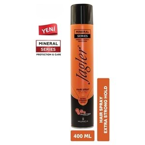 Jagler Saç Spreyi 400ML Extra Strong Hold - Ekstra Güçlü Tutuş (Turuncu) (3 Lü Set)