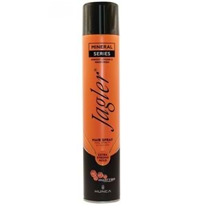 Jagler Saç Spreyi 400ML Extra Strong Hold - Ekstra Güçlü Tutuş (Turuncu) (9 Lu Set)