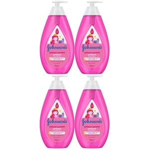 Johnsons Baby Bebek Şampuanı 750ML Işıldayan Parlaklık (4 Lü Set)