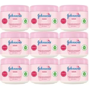 Johnsons Baby Bebek Vazelini Hafif Parfümlü 100ML (9 lu Set)