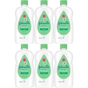 Johnsons Baby Bebek Yağı 500ML Aloe Vera (6 Lı Set)
