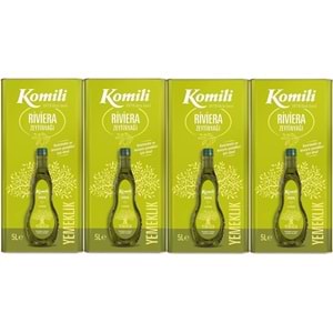 Komili Zeytinyağı 20LT Riviera (Teneke) (4PK*5LT)