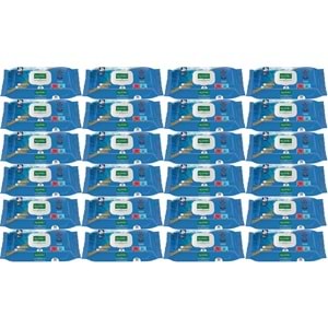 Komili Islak Havlu Mendil 90 Yaprak Okyanus Esintisi (24 Lü Set) Pratik Kapaklı (2160 Yaprak)
