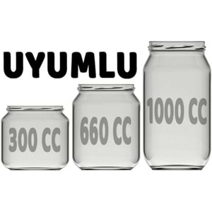 SBK Konserve Kavanoz Kapağı Büyük Standart (82mm) 600 Lü Set