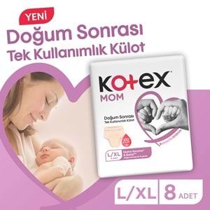Kotex Mom Lohusa Külodu - Külot Bez L - Large - Büyük / XL - Extra Large - 40 Lı Set (5PK*8)