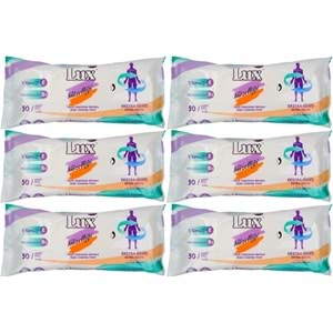 Lüx Hasta Vücut Temizleme Islak Mendil Havlu 50 Yaprak XL (6 Lı Set)