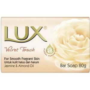 Lux Sabun 80GR Velvet Touch (Kadife Dokunuş) (12 Li Set)
