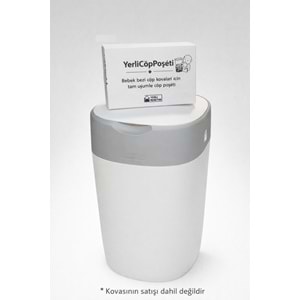 Mandaş Tommee Tippee Twist & Click Çöp Poşeti Tam Uyumlu Yerli (3 Lü Yedek Set) KOVASIZ (4 Lü Set)