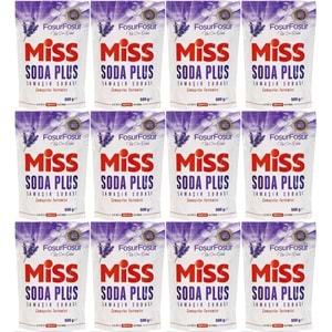 Miss Soda Plus Çamaşır Sodası 500 GR Lavanta (12 Li Set) Toplam 6000 GR