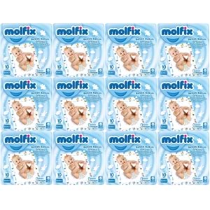 Molfix Bebek Bakım Alt Açma Örtüsü 12 Li Set 120 Adet (12Pk*10)